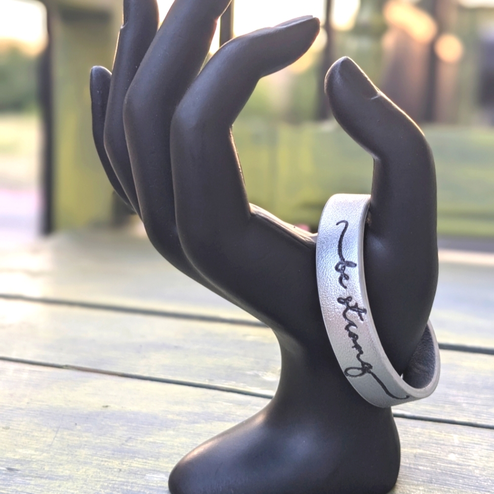 Silver Inspirational Bracelet